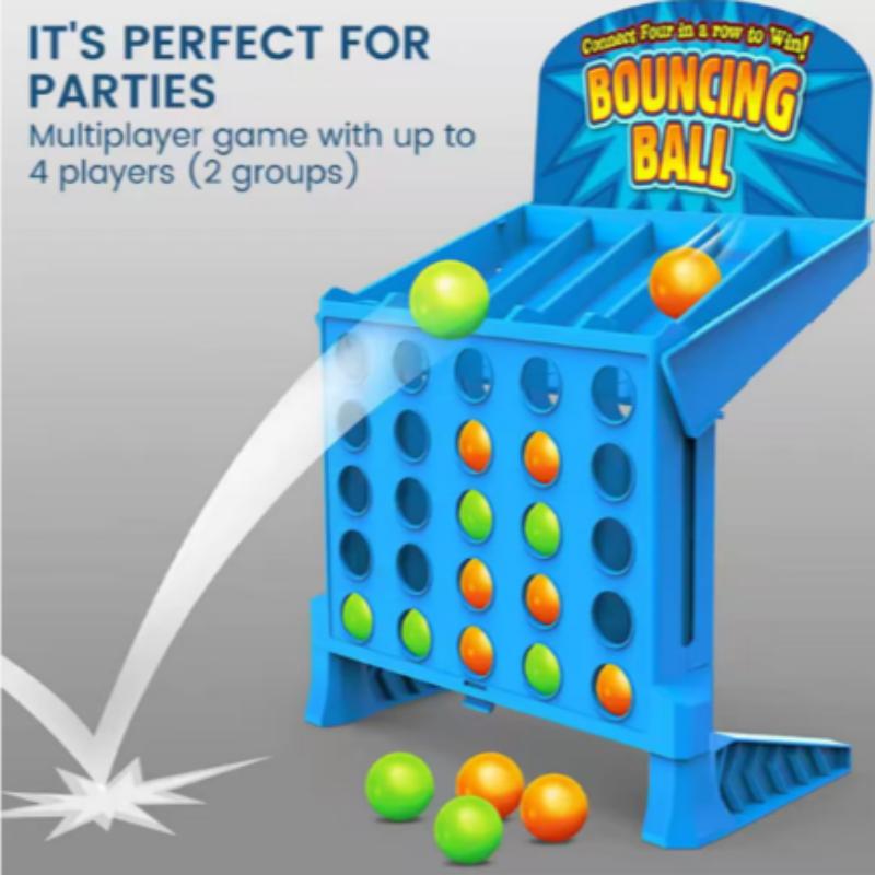 Cocktail Shaker Set - Bounce Linking Shots Brettspiel, Connect 4