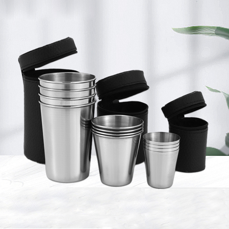 4-teiliges Outdoor-Reise-Set a – Whisky Beer And Wine Bewertung und Preis